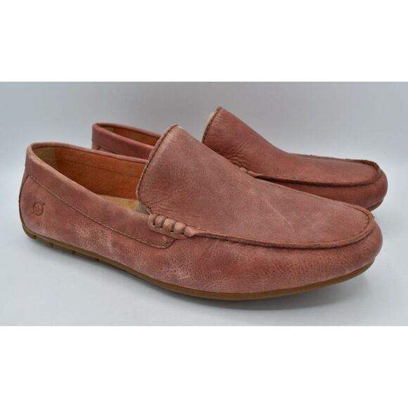 Born Mens Size 10 Allan Leather Slip On Loafers Shoes‎ main image 9